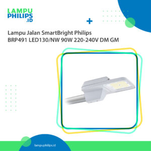 Lampu Jalan SmartBright Philips BRP491 LED130NW 90W 220-240V DM GM