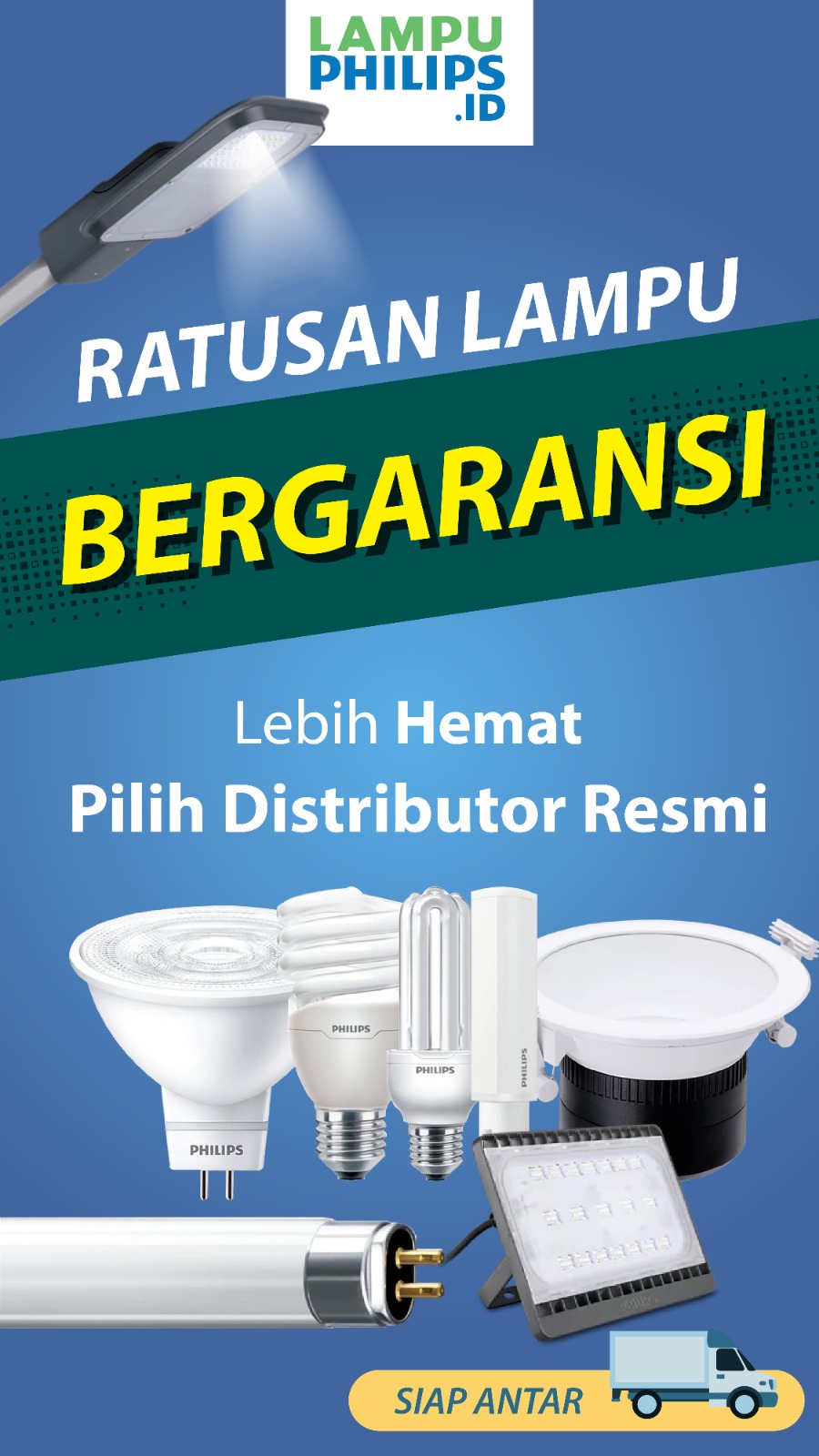 Jual Philips Brp Led Nw W V Dm Gm